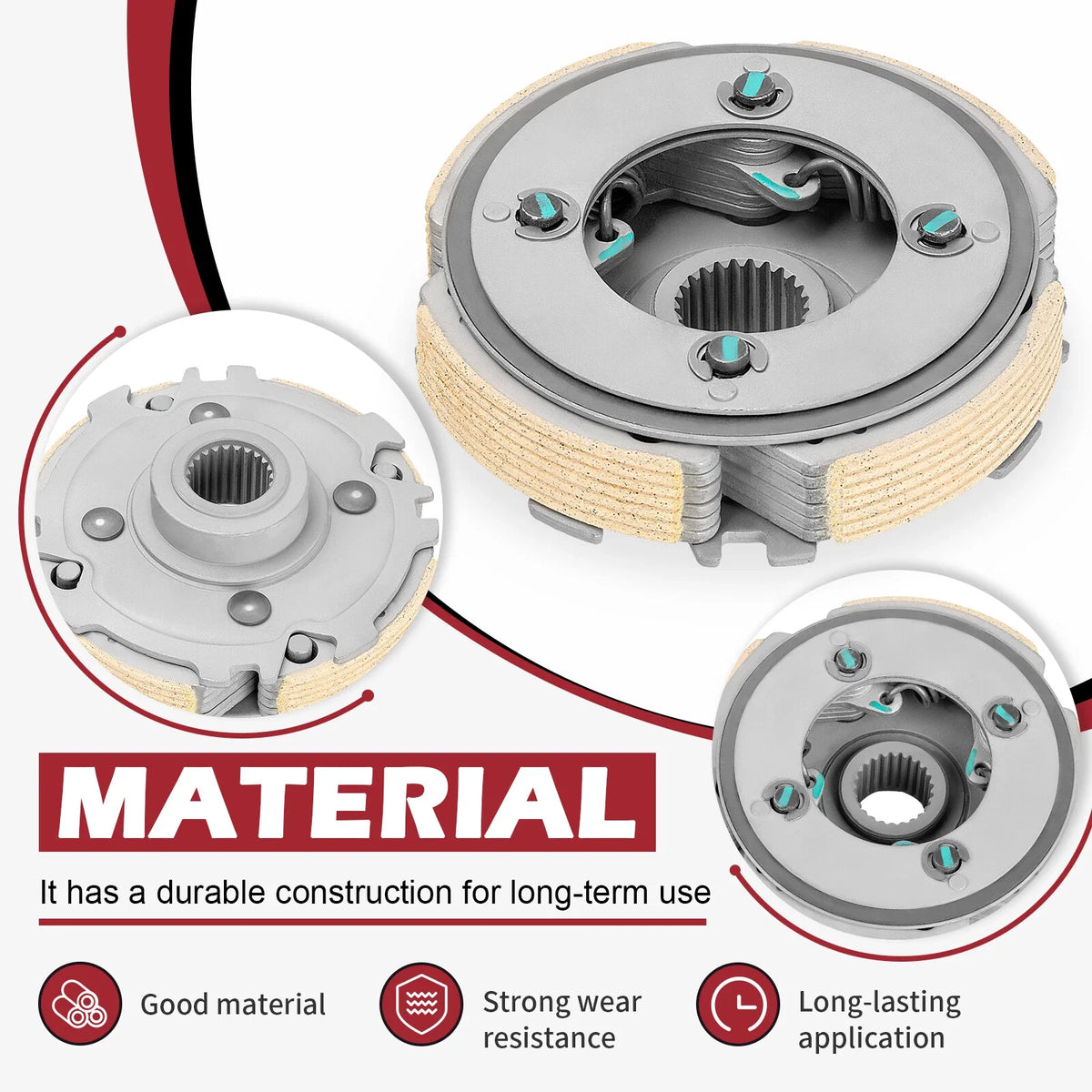 Wet Clutch Disc for Honda Rancher 350 (2000–2006) 22535-HN5-670