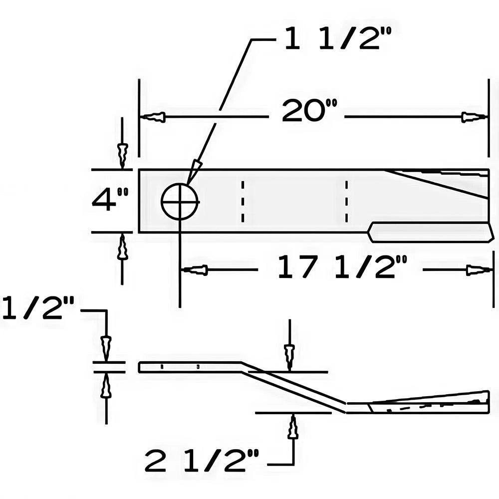 A-6T1021R Lift Rotary Cutter Blade for Tiger Rotary Cutter