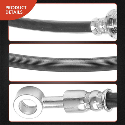 2X Front Brake Hydraulic Hose for Honda Civic (2012–2015) Acura ILX (2013–2014)