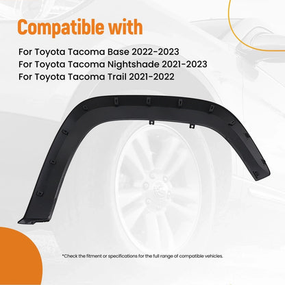 1x Wheel Arch Flare for Toyota Tacoma (2016–2023) To1290109
