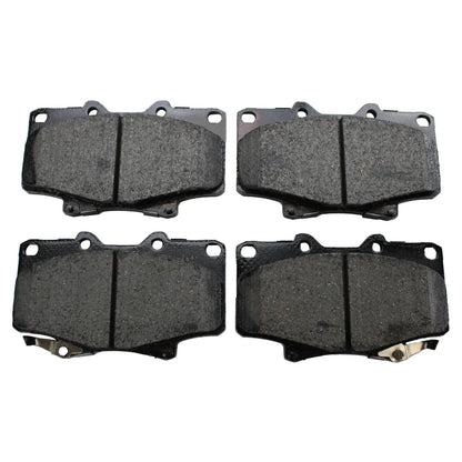 Set of 4 Akebono ProACT Front Ceramic Brake Pads for Toyota Land Cruiser (1996–2007)