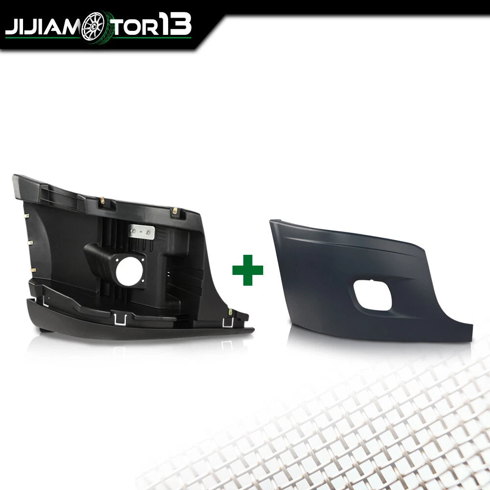 Front Bumper End Reinforcement w/ Cover RH for Freightliner Cascadia (2008–2017) - J-02BUP5951RGY