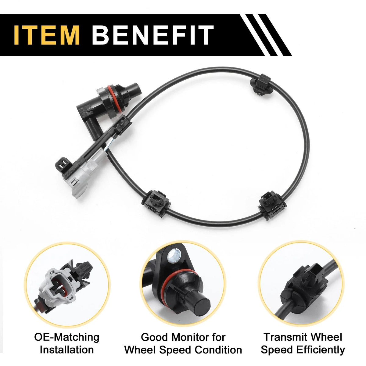 ABS Wheel Speed Sensor No. 8954671020 for Toyota Hilux (2011–2015) Rear Left