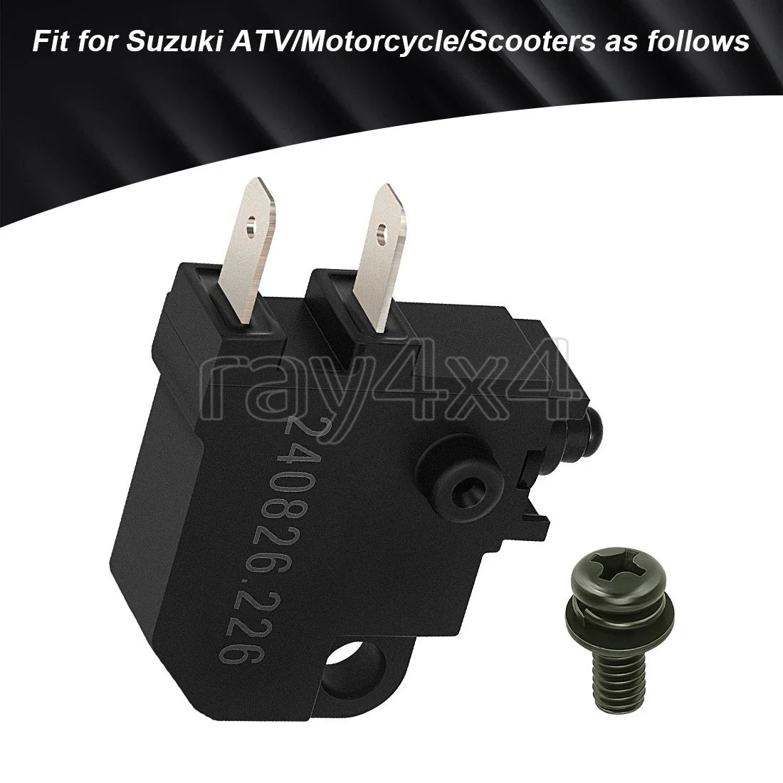 Front Brake Stop Light Switch for Honda XR650L XR150L Monkey/Super Cub/Trail 125 (2018–2023)