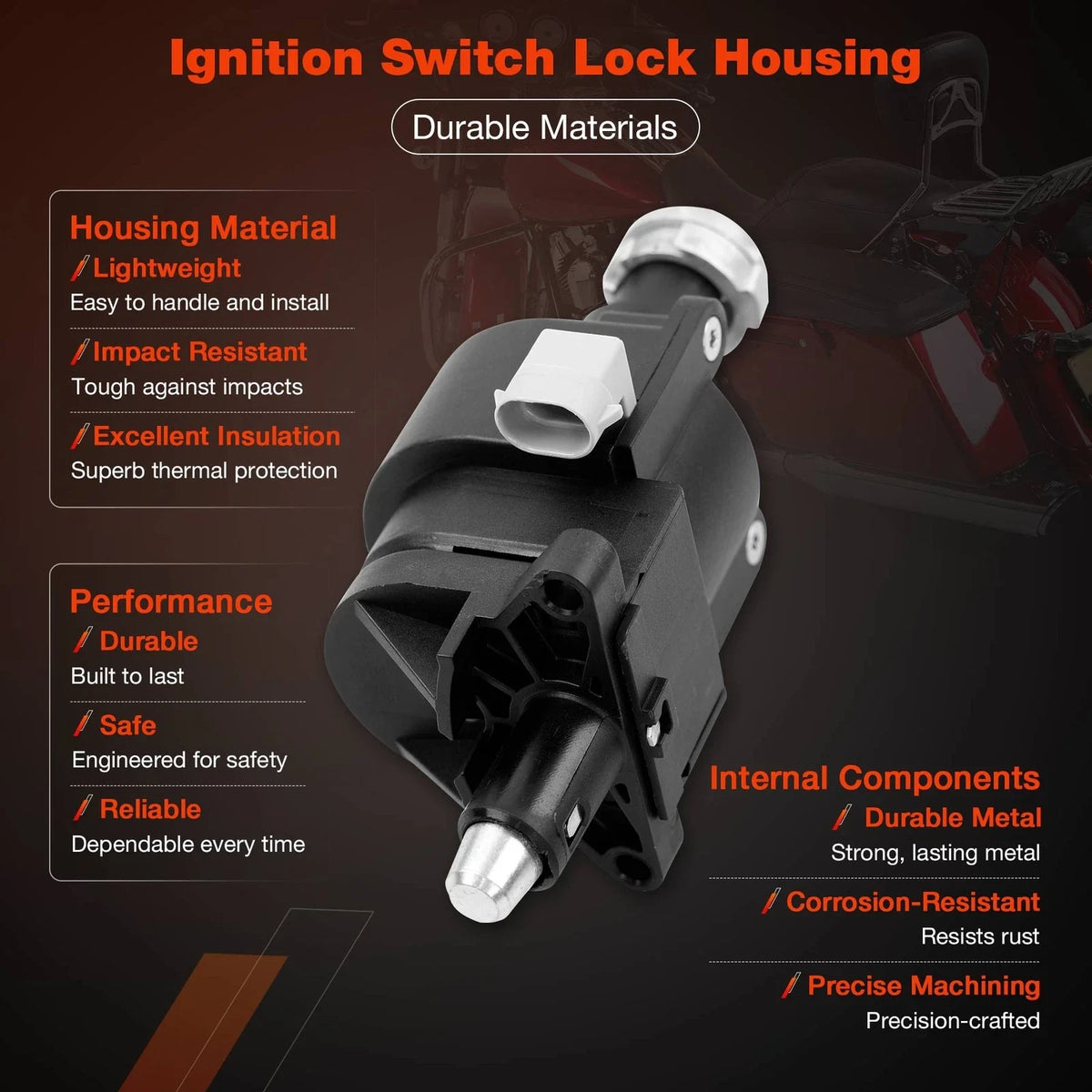 Ignition Switch Housing for Harley Electra Road Street Tri Glide (2014–2023)