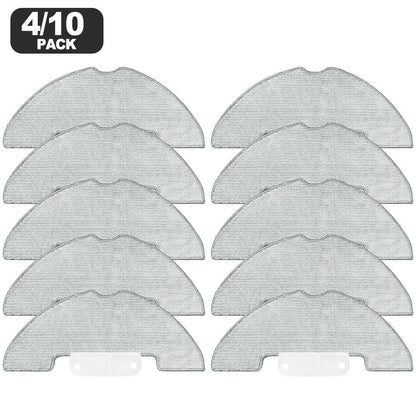 Set of 10 Microfibre Mop Pads for Airzeen Q10 Pro Robot Vacuum