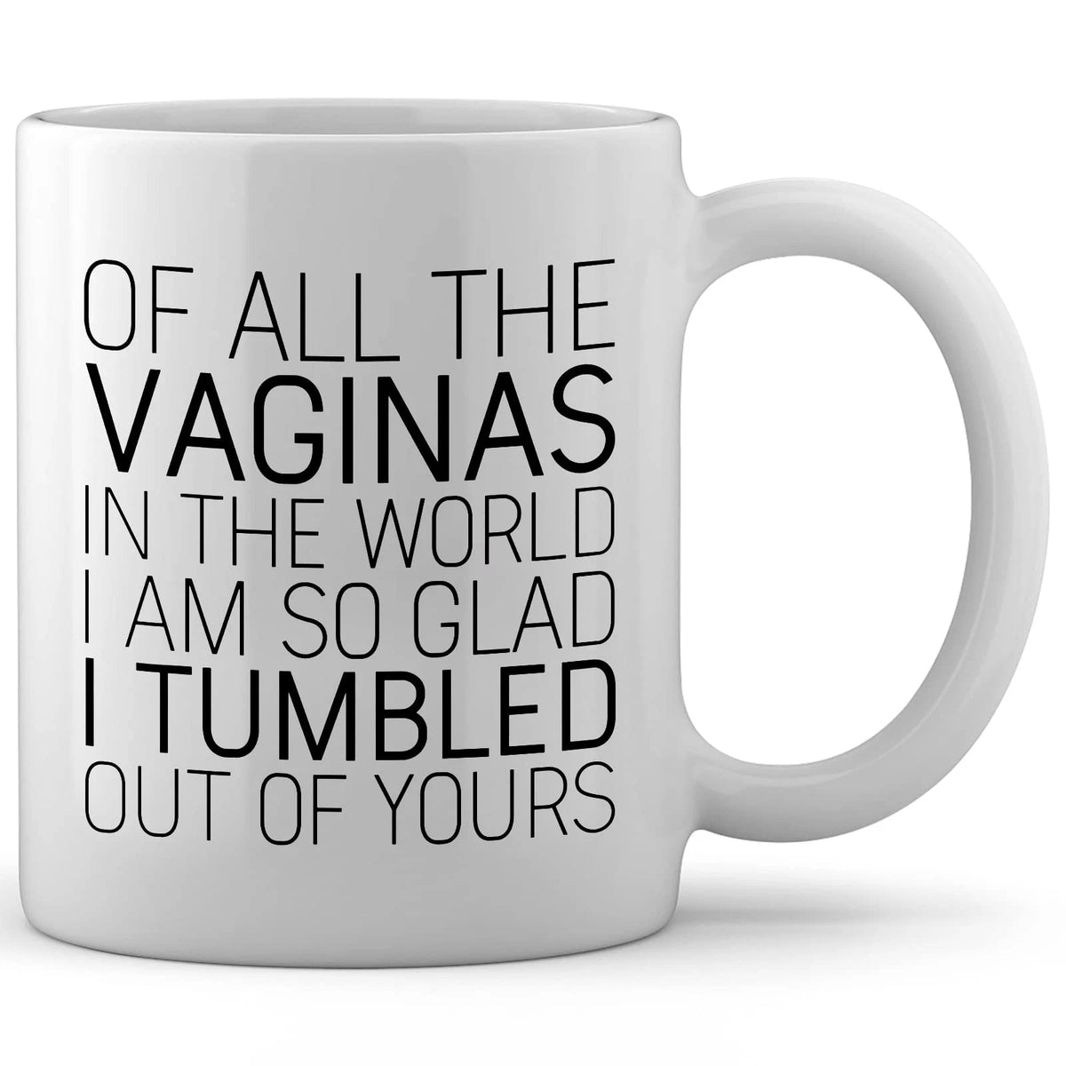 Funny Mother's Day Coffee Mug for Mom - 11 Ounces, White