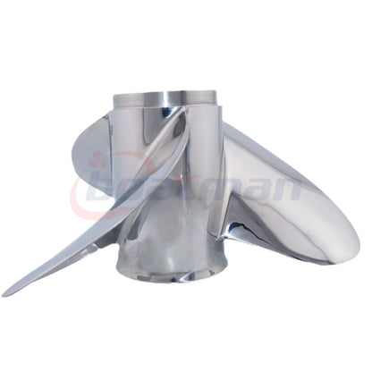 Outboard Propeller 13 7/8x19 for Yamaha 50-115HP (Stainless, Hardware Kits)