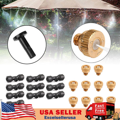 Brass Misting Nozzles for Cooling System (0.012"-0.024")