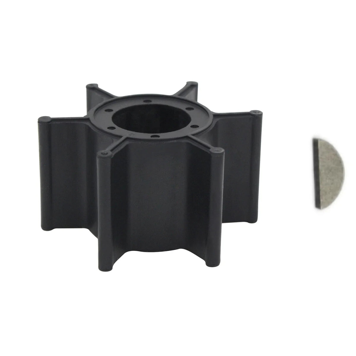 Water Pump Impeller & Key for Yamaha Mariner Outboard 8hp 15hp (1980–2023) 47-95611M 47-81242M