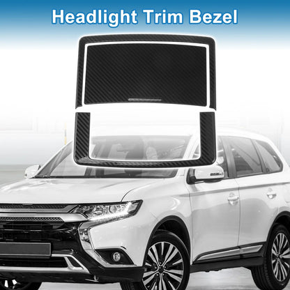 Set of 2 Headlight Trim Bezels for Mitsubishi Outlander (2022–2024)