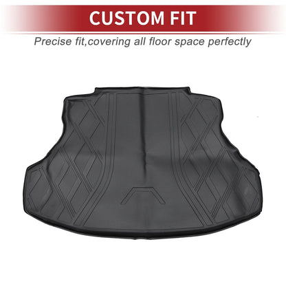 Cargo Liner Rear Trunk Mat for Honda Civic (2012–2015) TPE Diamond Pattern