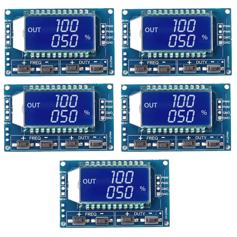 5X PWM Pulse Frequency Duty Cycle Signal Generator Module