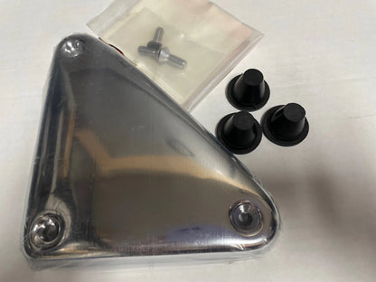 Chrome Ignition Module Side Cover for Harley XL Sportster 883 1200 (1998–2003) 680+893