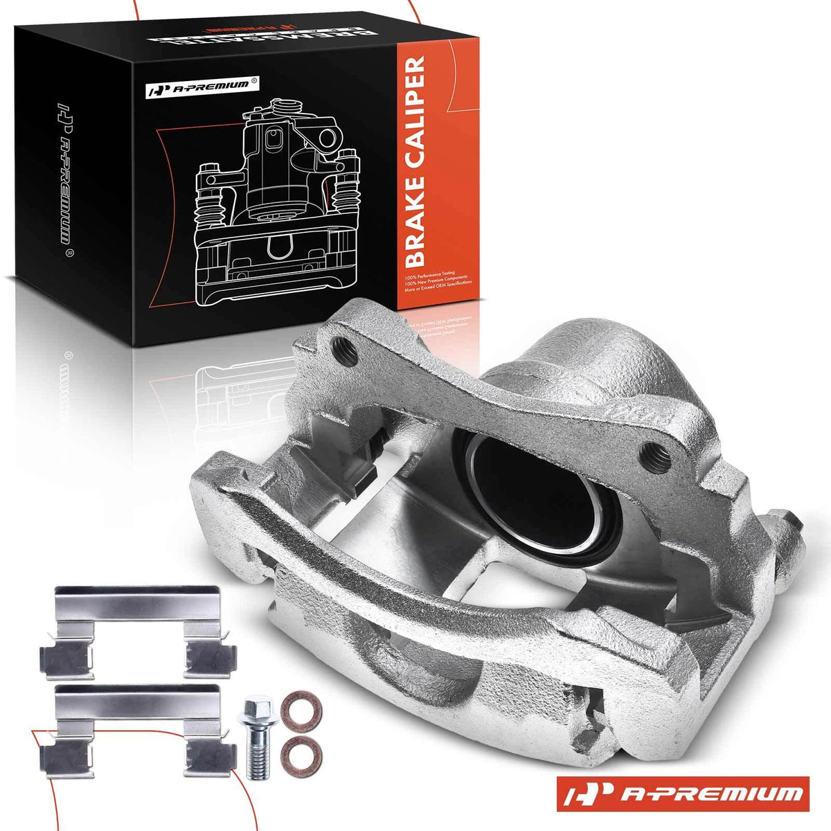 Front Left Disc Brake Caliper for Chevrolet Impala Buick Cadillac (2000–2016) - 18029818, 18029829, 18046196, 18-B4638A, 18B4638A