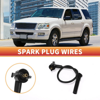 Set of 6 Spark Plug Wire Ignition Coil Cables No.3U2Z12259D for Ford Explorer (2004–2010)