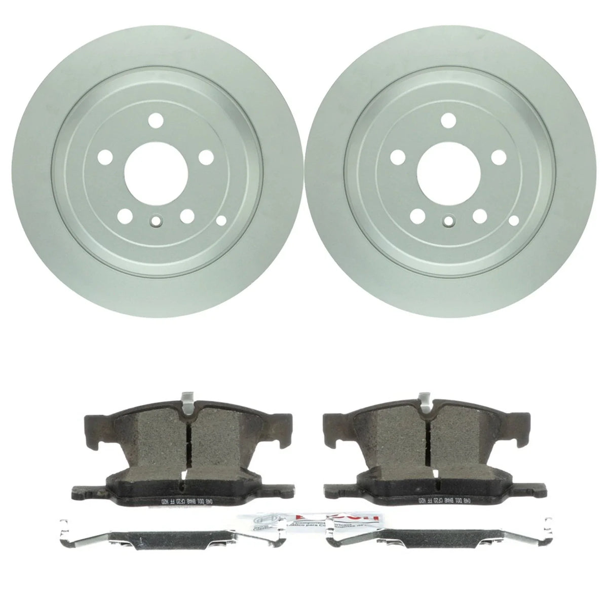 Bosch Rear Disc Brake Rotors & Ceramic Brake Pads Kit for Mercedes ML320 R350 (2006–2011)