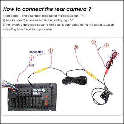 Car Rear View Backup Camera for Toyota Land Cruiser Prado (2009–2020)