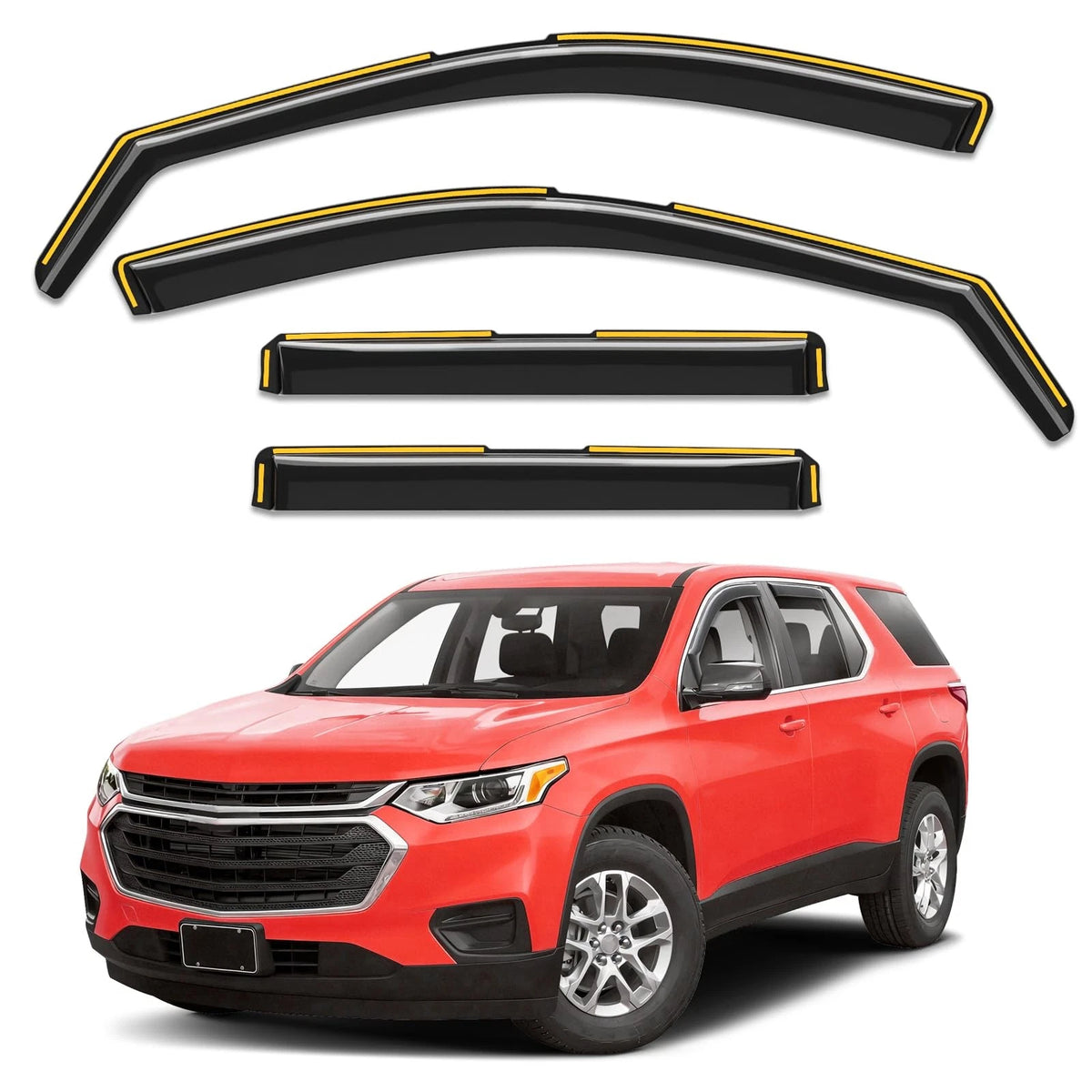Window Rain Guards for Chevy Traverse (2018–2023)