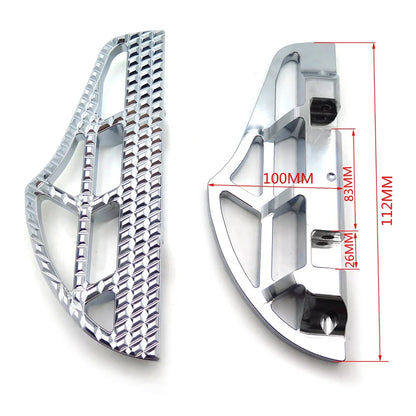 Shark Fin Dominator Leaf Passenger Footboard Kit for Harley Touring (1993–Present)