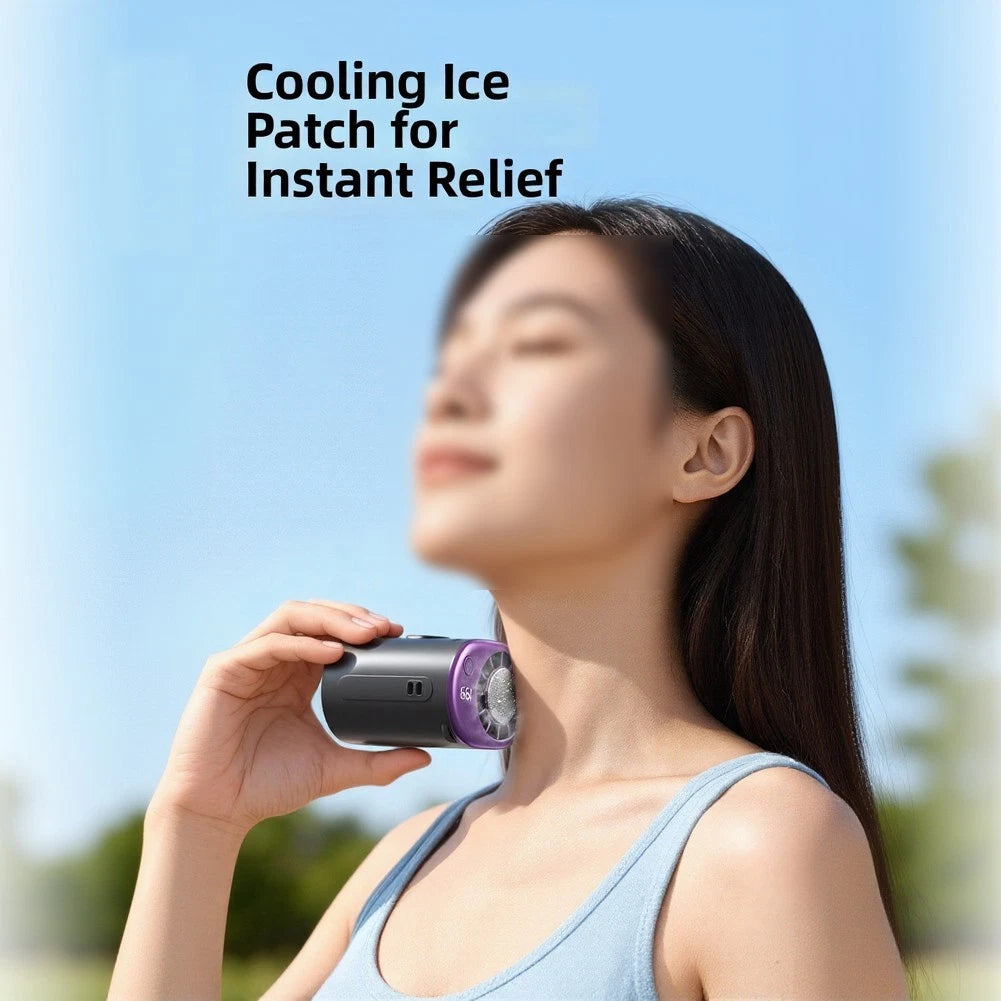 Portable Car Clip Air Conditioner Fan 360° Rotation USB Rechargeable