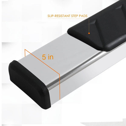 5" Pad Side Step Nerf Bar Running Board for Ford F150 Super/Extended Cab (2004–2014)
