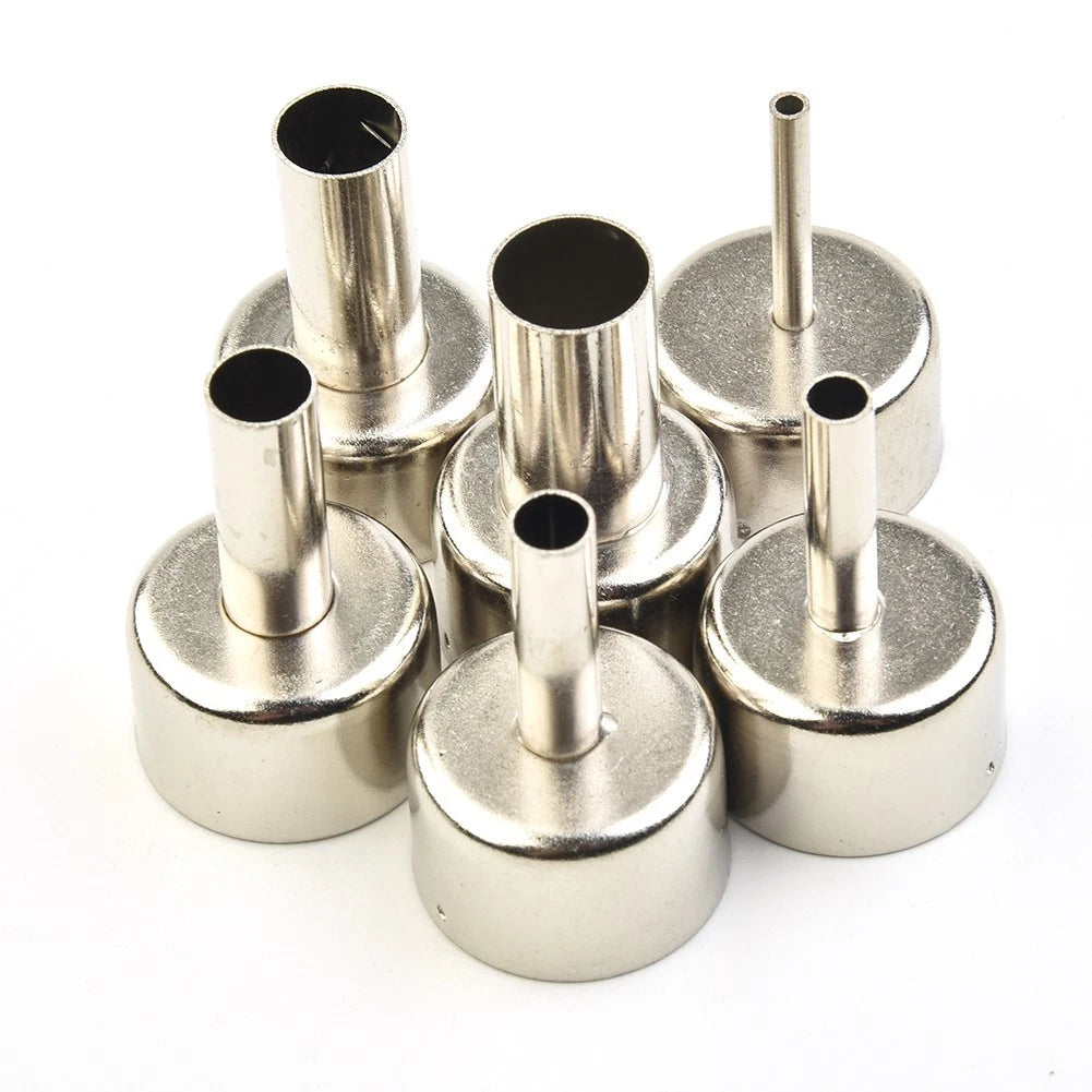 Set of 6 Heat Resistant Nozzles for Soldering Station Hot Air Tools