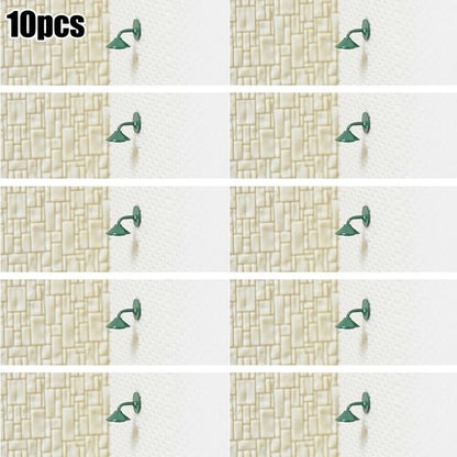 10Pcs LED Wall Lamp Posts for OO/HO Scale Models