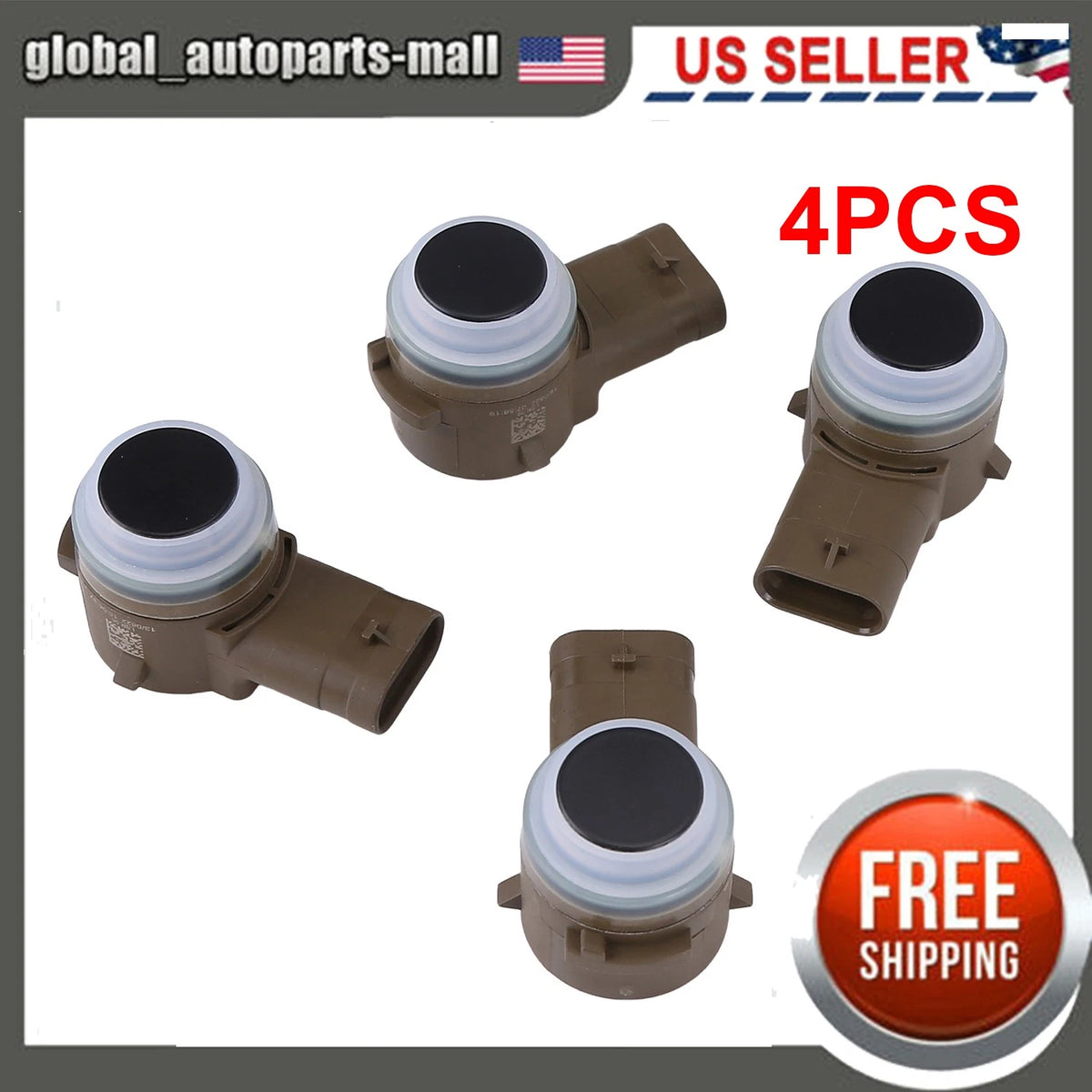 Set of 4 Parking Sensors for Ford Bronco F-150 (LU5Z15K859AAPTM)