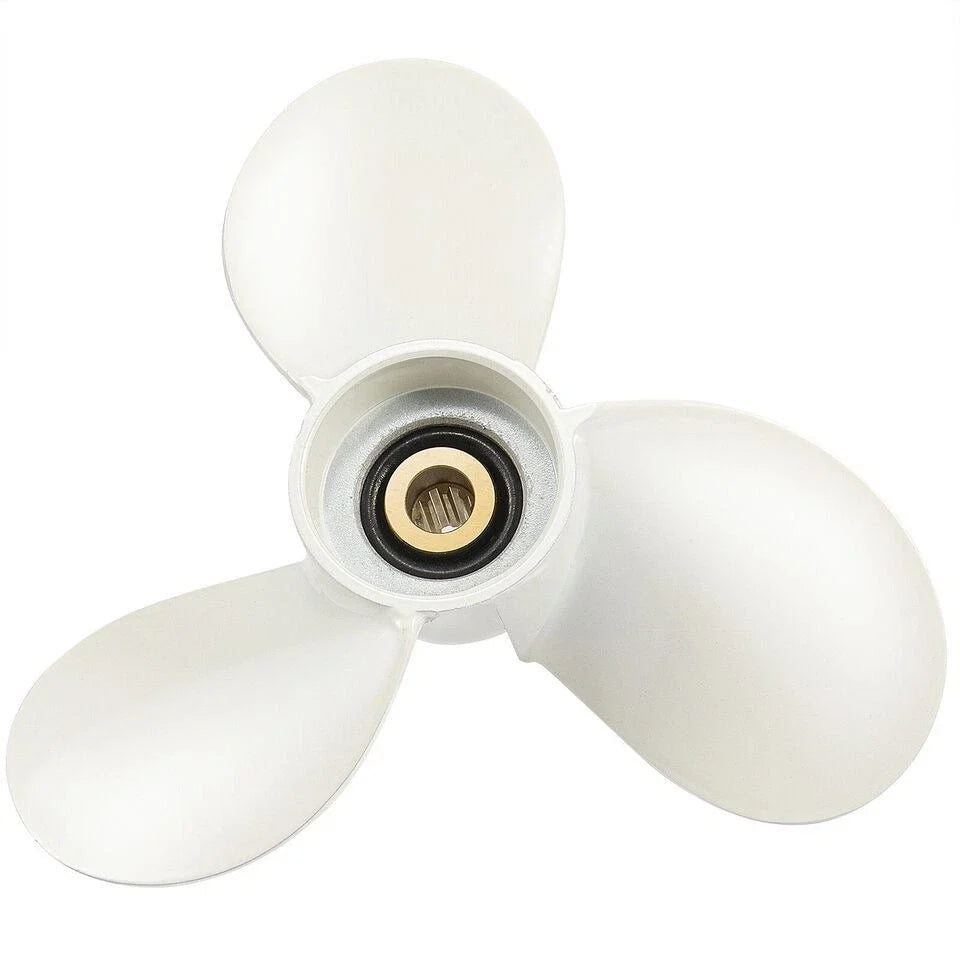 7.5 x 8 Boat Propeller for Yamaha (4A/5C/F4AHP) 9 Tooth 6E0-45941-00-EL RH