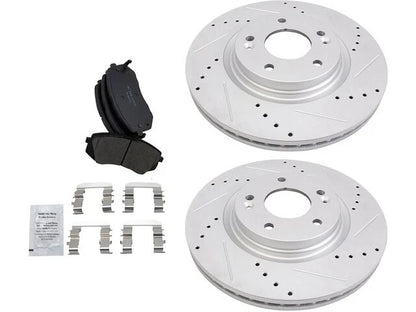Brake Pad and Rotor Kit for Hyundai Sonata (2015) 65176KGKT