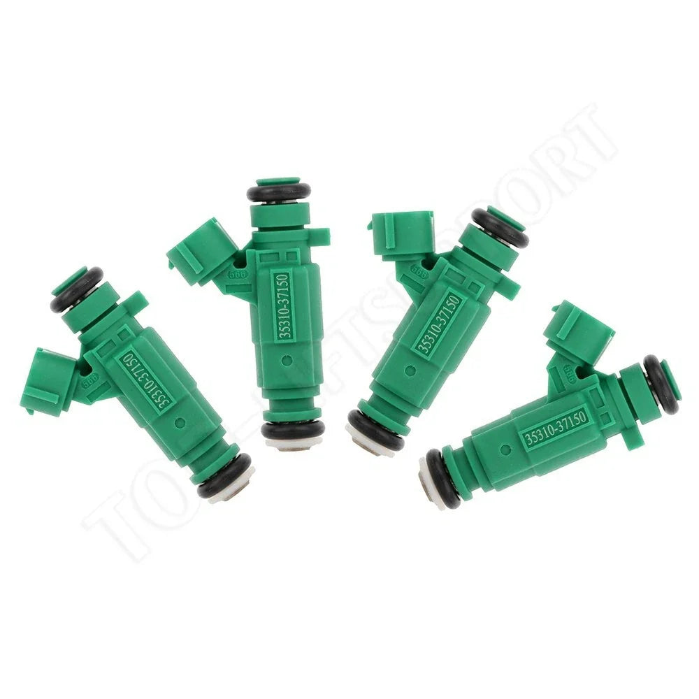 Set of 4 Fuel Injectors for Hyundai Accent, Santa Fe, Sonata, Tucson, Tiburon