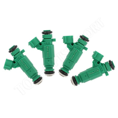 Set of 4 Fuel Injectors for Hyundai Accent, Santa Fe, Sonata, Tucson, Tiburon