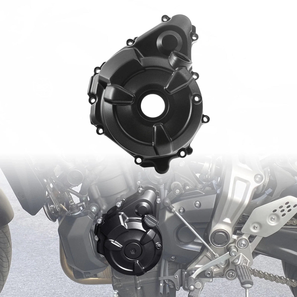 Left Engine Stator Cover Crankcase for Yamaha MT07 (2015–2020), XSR700 (2018–2023)
