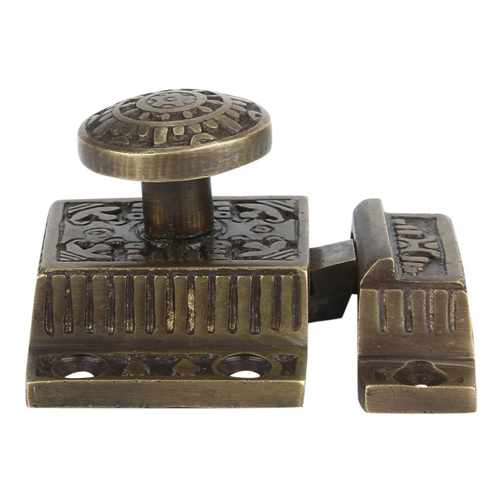 Set of 2 Solid Brass Cabinet Hinges 2 1/8" x 2 1/4" x 1 1/4"