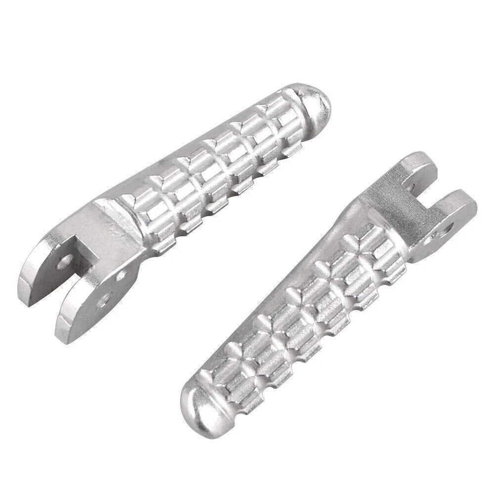 Front Footpegs Footrests Kit for Ducati Monster 696 796 (2009–2013) Silver