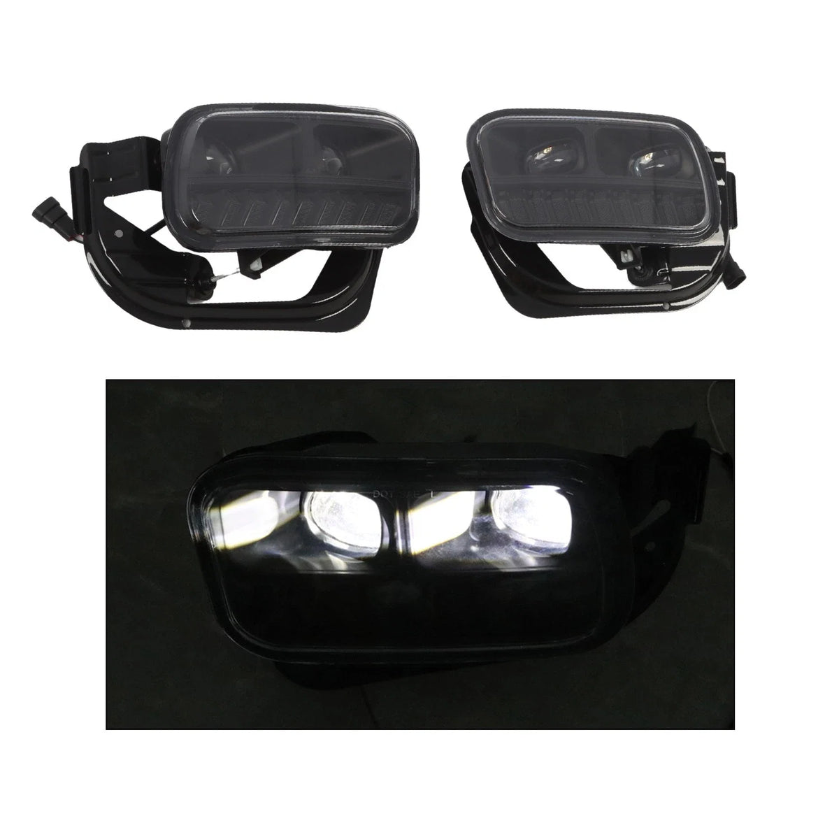 LED Fog Lights for Dodge Ram 1500 2500 3500 (2009–2018) Bumper Lamps