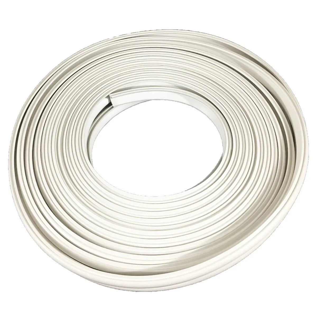 Flexible Rub Rail Insert for TACO (70 Ft, 1" x 1/2", Frosty White)