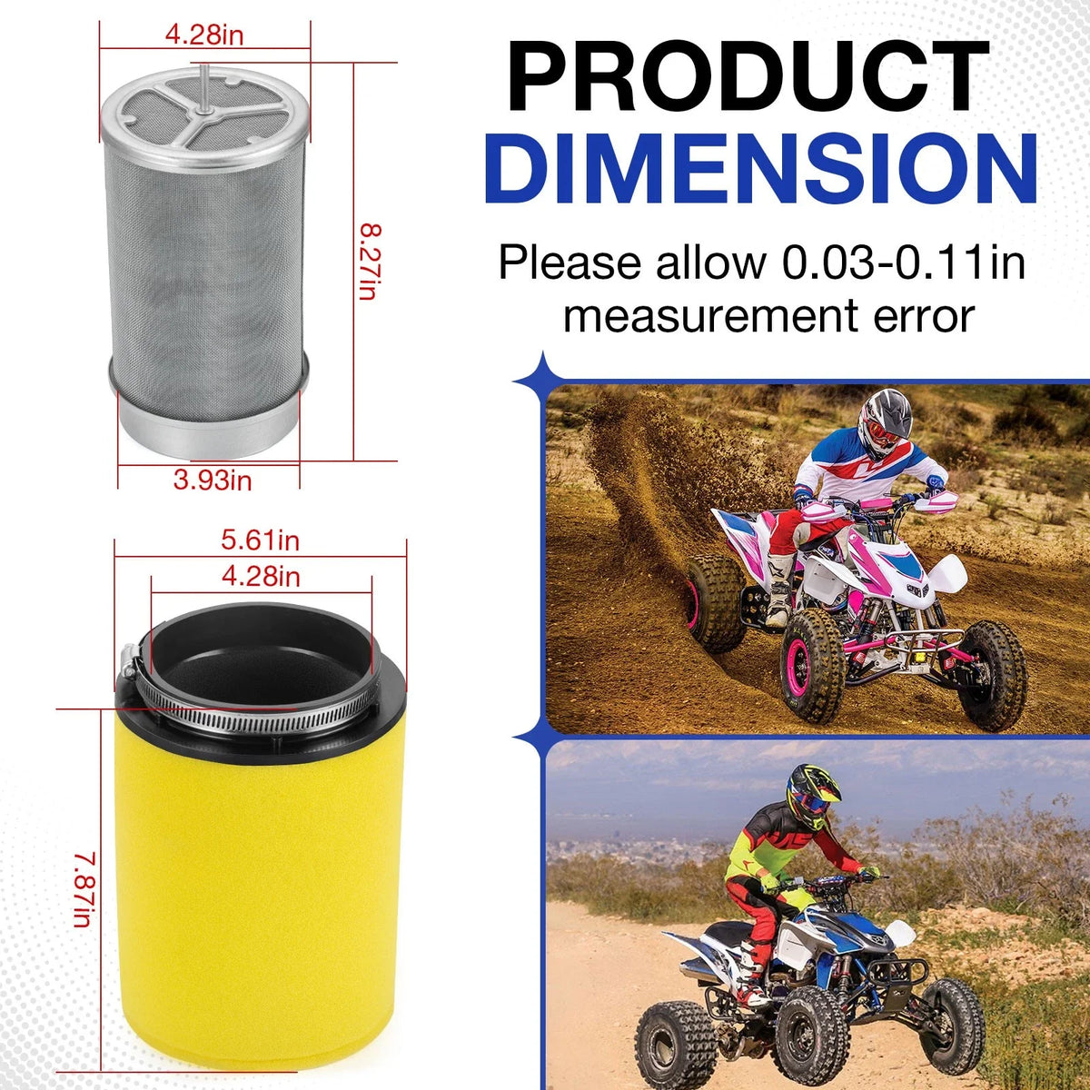 Air Filter & Body Set for Honda TRX450R/TRX450ER (2006–2009, 2012–2014)