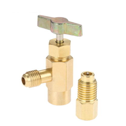 R1234YF Self-Sealing Can Tap Tool for F-1/4 SAE 1/2 LH Thread Valve