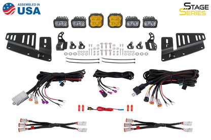 LED Fog Pocket Light Kit Yellow for 2021–2025 Ford Bronco Stage Series Max