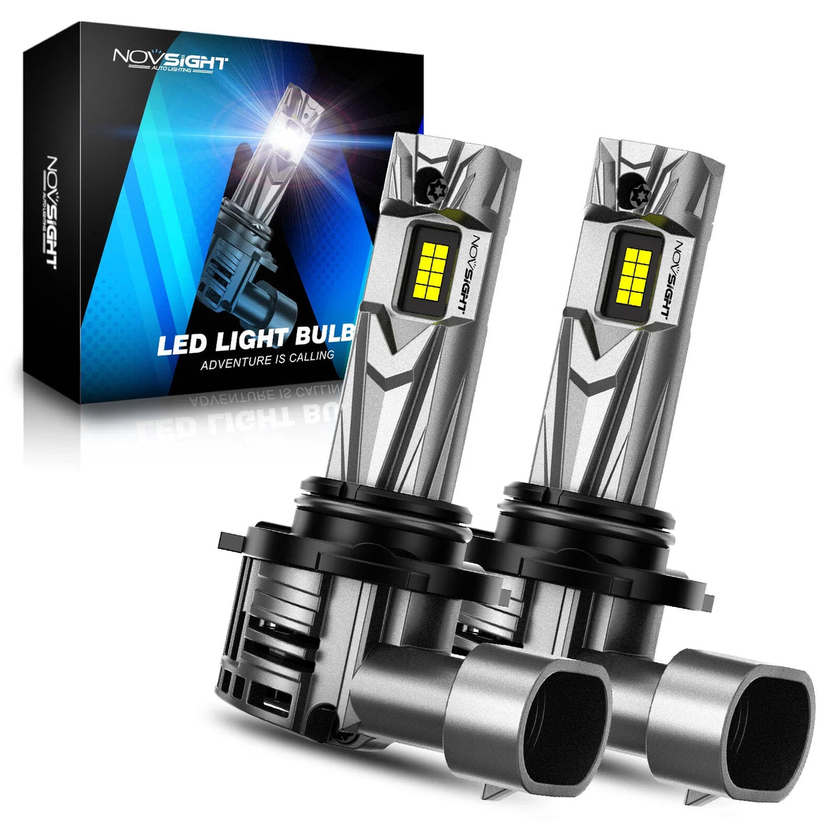 2X 9006 HB4 LED Headlight Bulbs for Low Beam (70W 18000LM 6500K)