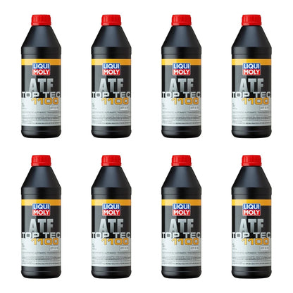 Set of 8 Liqui Moly Top Tec ATF 1100 Automatic Transmission Fluid (8L)