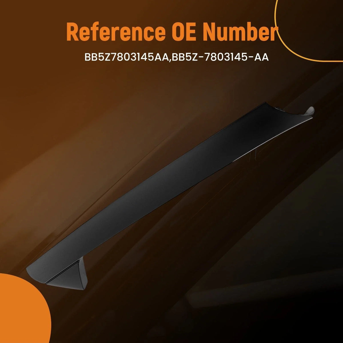 Left Windshield Moulding Trim for Ford Explorer (2011–2019) BB5Z-7803145-AA