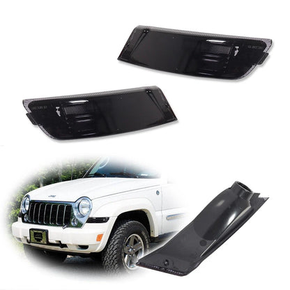 Smoked Black Corner Parking Signal Lights for Jeep Liberty (2005–2007)