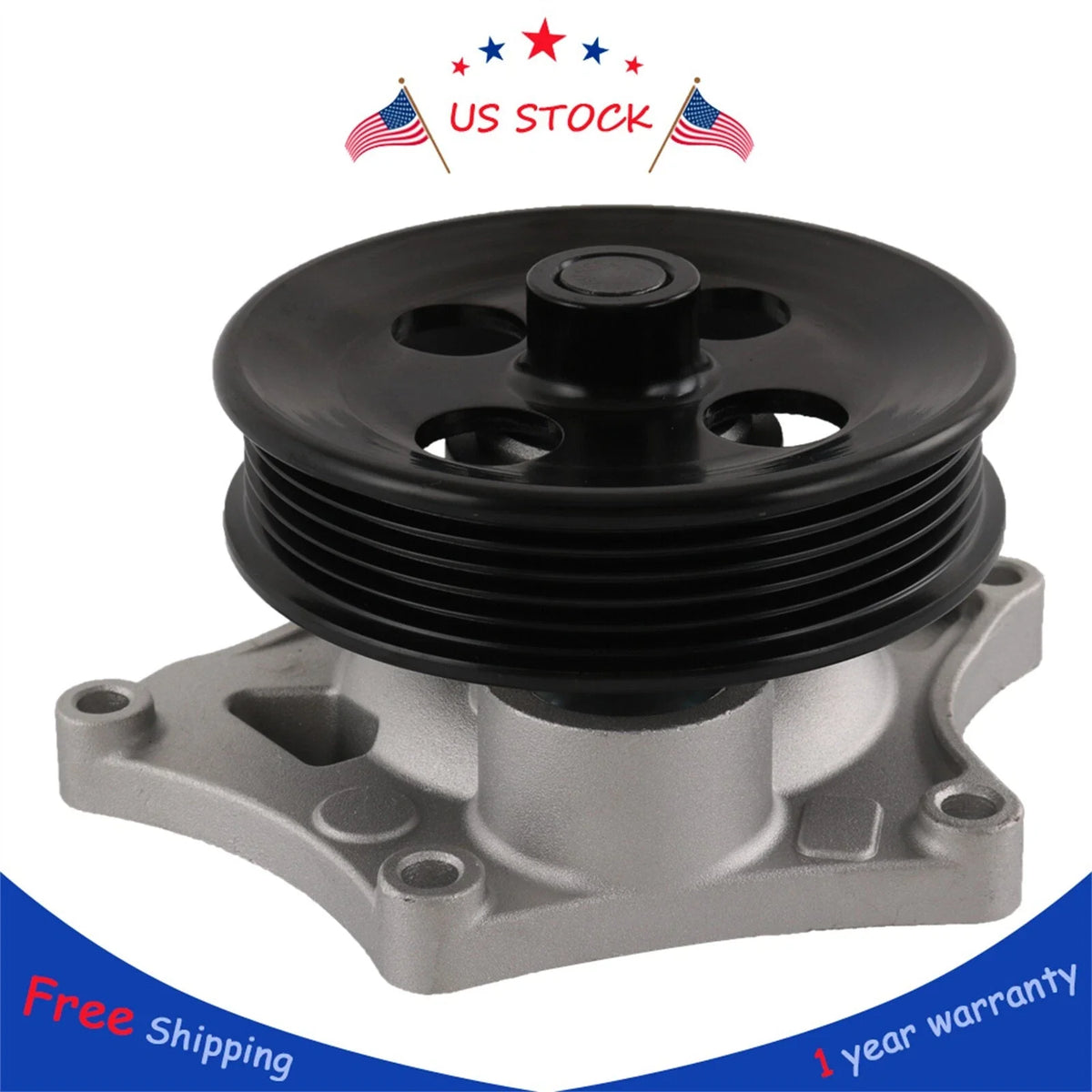Engine Water Pump for Chevrolet Malibu (2016–2022) Equinox (2018–2021) GMC Terrain