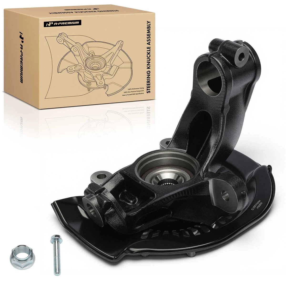Front Right Steering Knuckle & Hub Bearing Assembly for Honda Odyssey (2018–2023) - 51211-THR-A01, 44600-TG7-A00, 45255-THR-A00