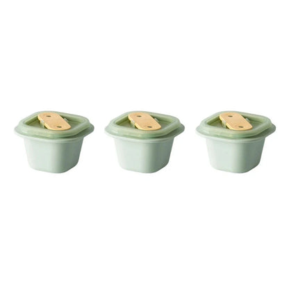Set of 3 Cup Ice Molds with Handles for Flavor-Safe Food Prep