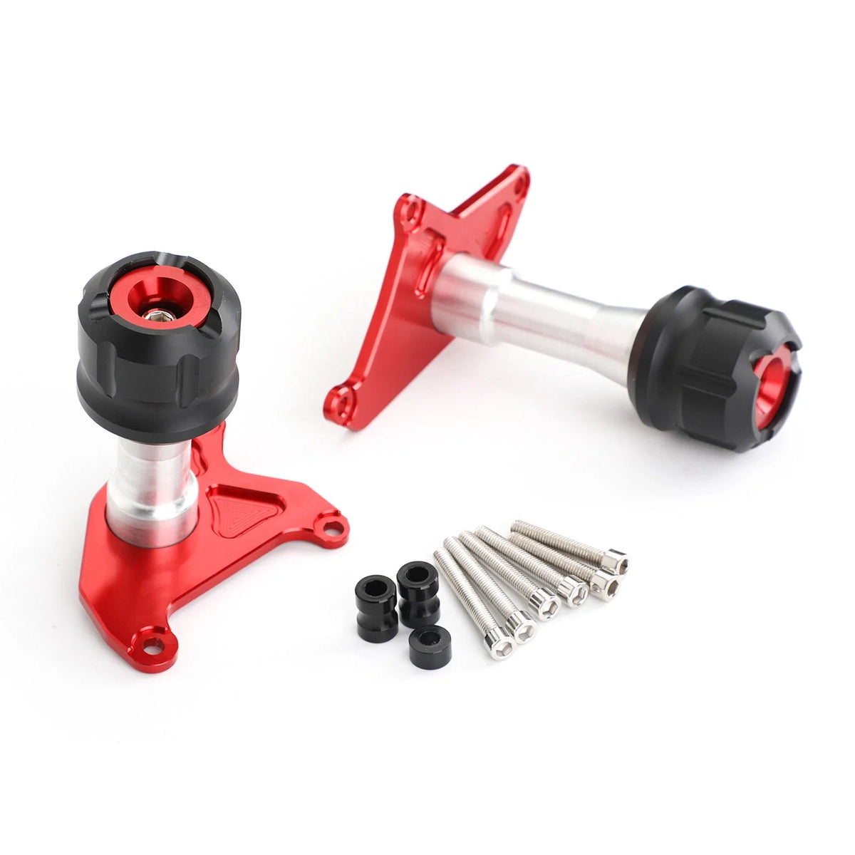 CNC Red Motorcycle Frame Slider Anti Crash for Honda MSX125 Grom (2013–2020)