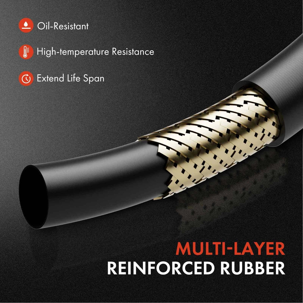 Oil Cooler Hose for Chevrolet Blazer S10 GMC Jimmy Sonoma (1991–2005)